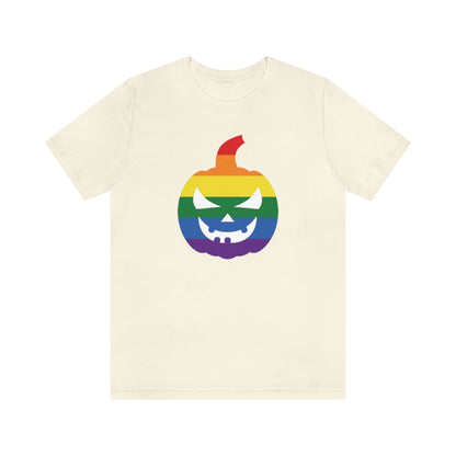 Pride Jack-O-Lantern Rainbow Tee - Unisex Shirt