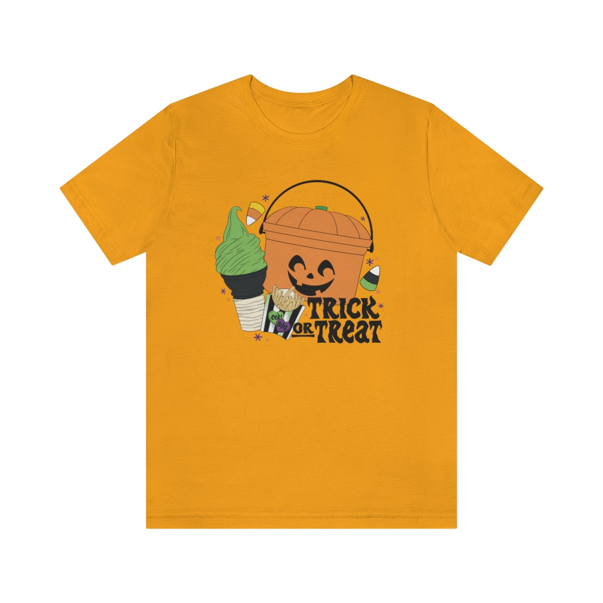 Vintage Halloween Buckets "Trick or Treat" Treats Tee - Unisex Shirt
