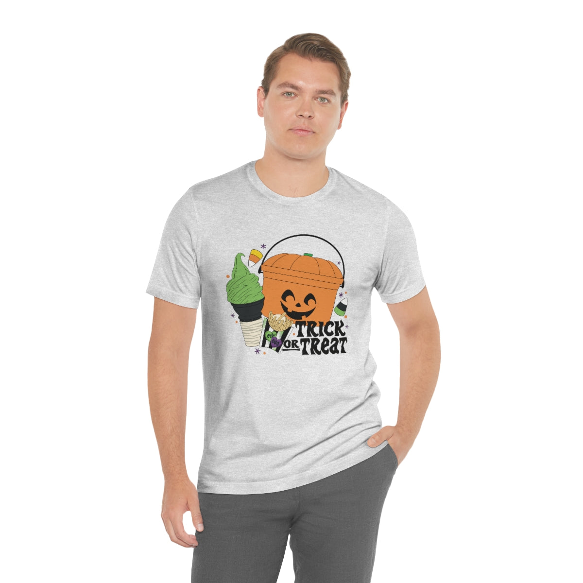 Vintage Halloween Buckets "Trick or Treat" Treats Tee - Unisex Shirt
