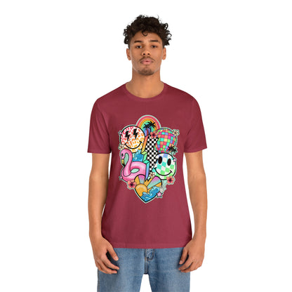 Neon Smiley Pool Party Tee - Unisex Shirt