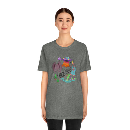 "I Believe" Mythical Creature Cryptids Tee - Unisex Shirt