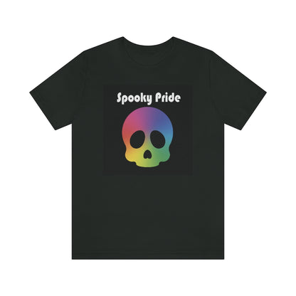 Spooky Pride Rainbow Skull Tee - Unisex Shirt