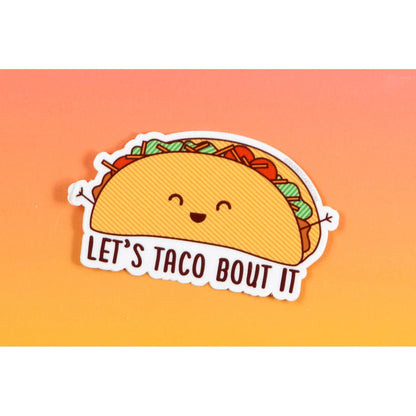 Taco Bout It Vinyl Sticker (Tiny Bee)