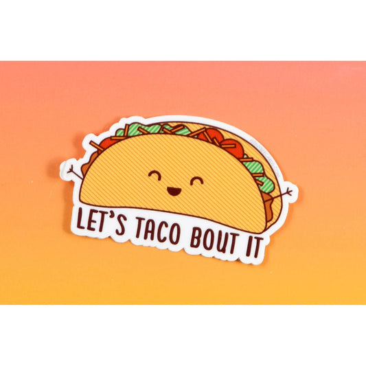 Taco Bout It Vinyl Sticker (Tiny Bee)