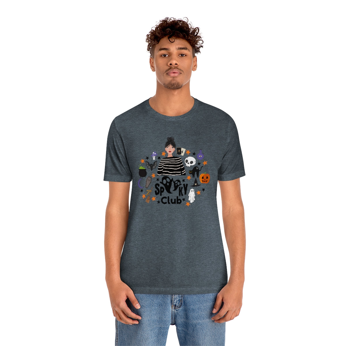 "Spooky Club" Print Tee - Unisex Shirt