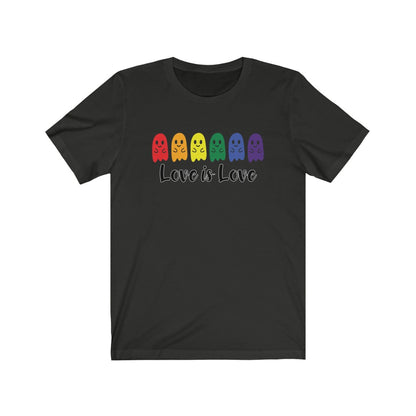 Rainbow Ghosts Pride "Love Is Love" Tee - Unisex Shirt