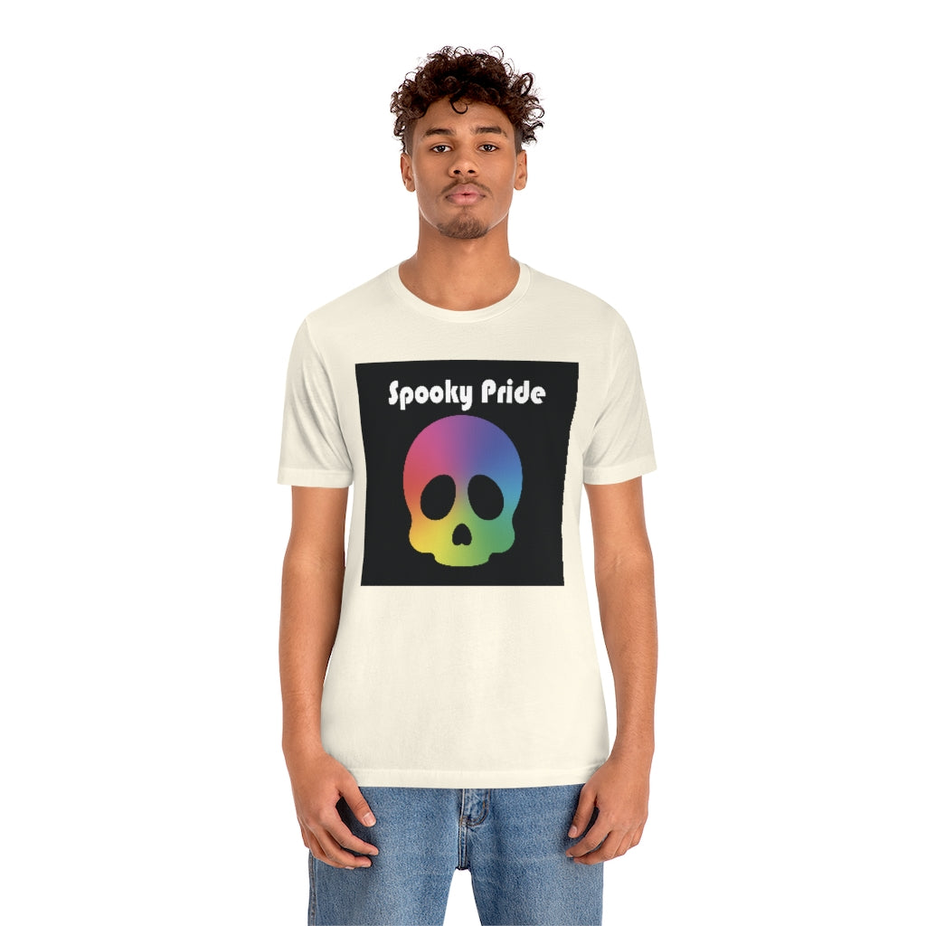 Spooky Pride Rainbow Skull Tee - Unisex Shirt