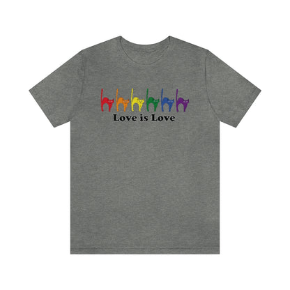 Rainbow Kitties "Love Is Love" Pride Tee - Unisex Shirt