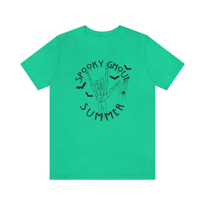 Spooky Ghoul Summer Spiderwebs And Bats Tee - Unisex Shirt