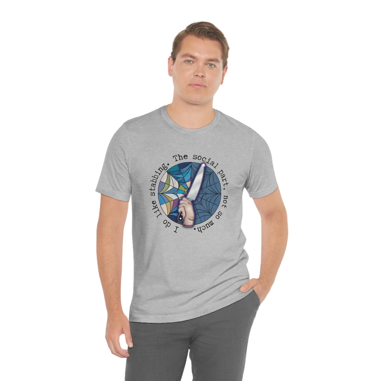 Stabbing Thing Knife Horror Tee - Unisex Shirt