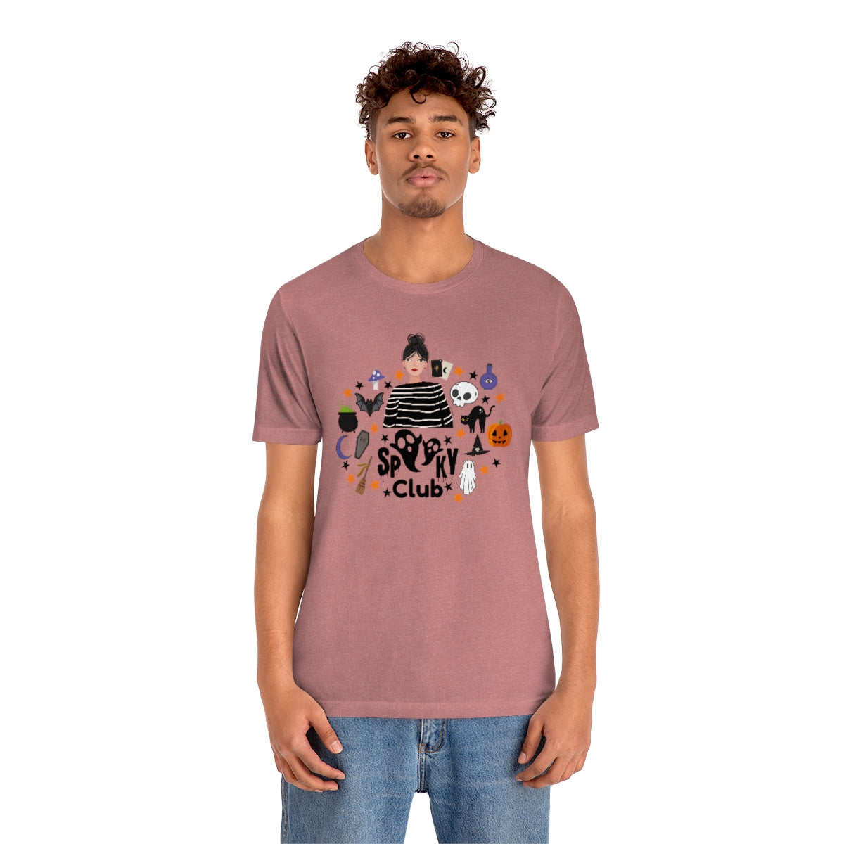 "Spooky Club" Print Tee - Unisex Shirt