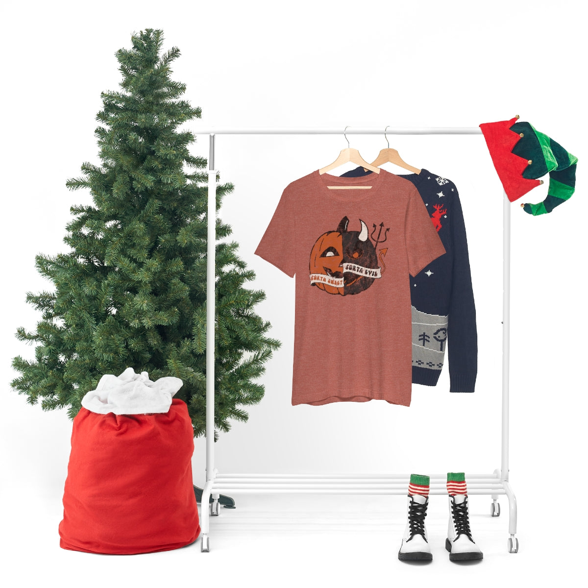 "Sorta Sweet Sorta Evil'" Jack-O-Lantern Tee - Unisex Shirt