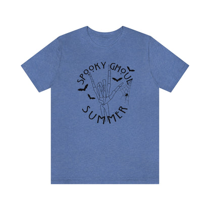 Spooky Ghoul Summer Spiderwebs And Bats Tee - Unisex Shirt