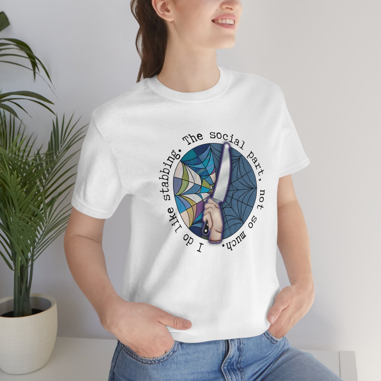 Stabbing Thing Knife Horror Tee - Unisex Shirt