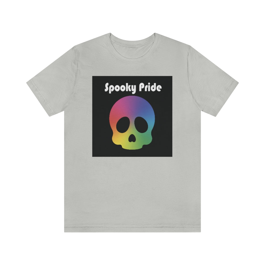 Spooky Pride Rainbow Skull Tee - Unisex Shirt