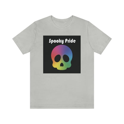 Spooky Pride Rainbow Skull Tee - Unisex Shirt