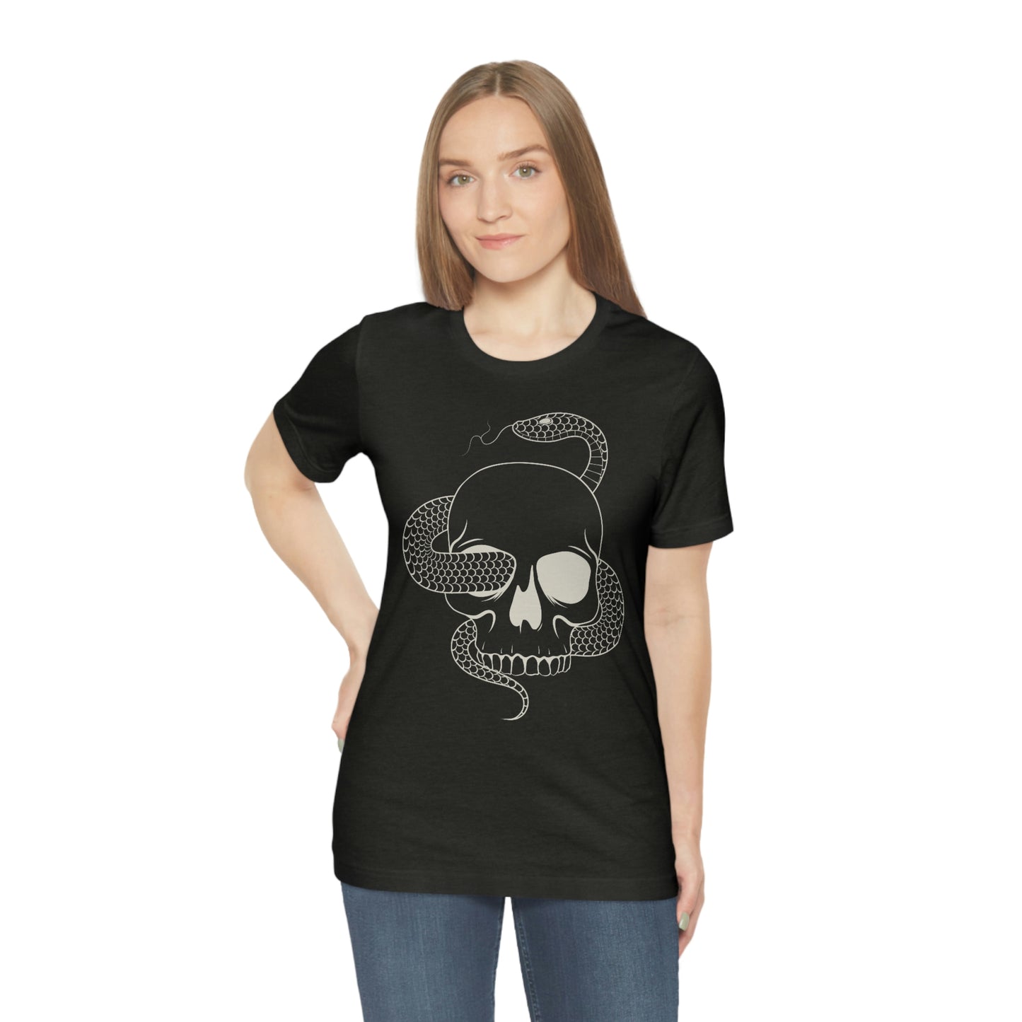 Snake Skull Tee - Unisex Shirt