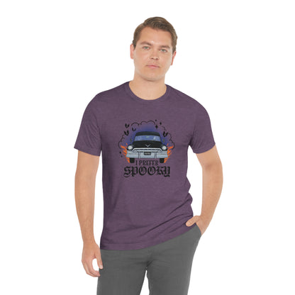 "I Prefer Spooky" Hearse Tee - Unisex Shirt
