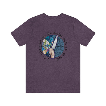 Stabbing Thing Knife Horror Tee - Unisex Shirt