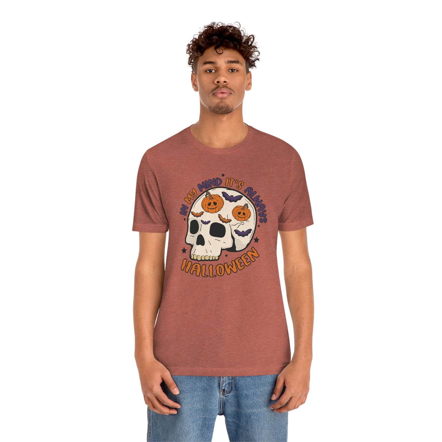 "Always Halloween" Skull Tee - Unisex Shirt