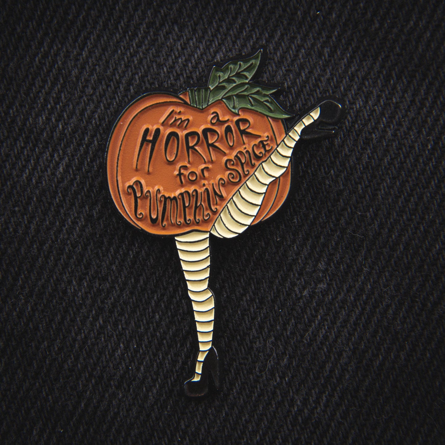 "I'm a Horror for Pumpkin Spice" Enamel Pin