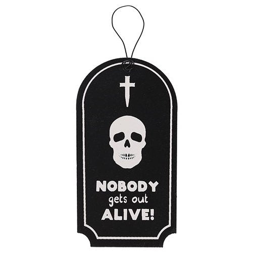 Spooky Mini Hanging Signs - Home Decor