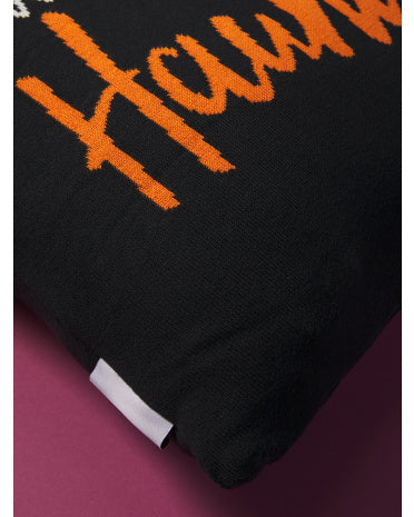 Welcome to Our Haunted House Pillow