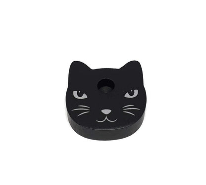 Black Cat Spell Candle Holder
