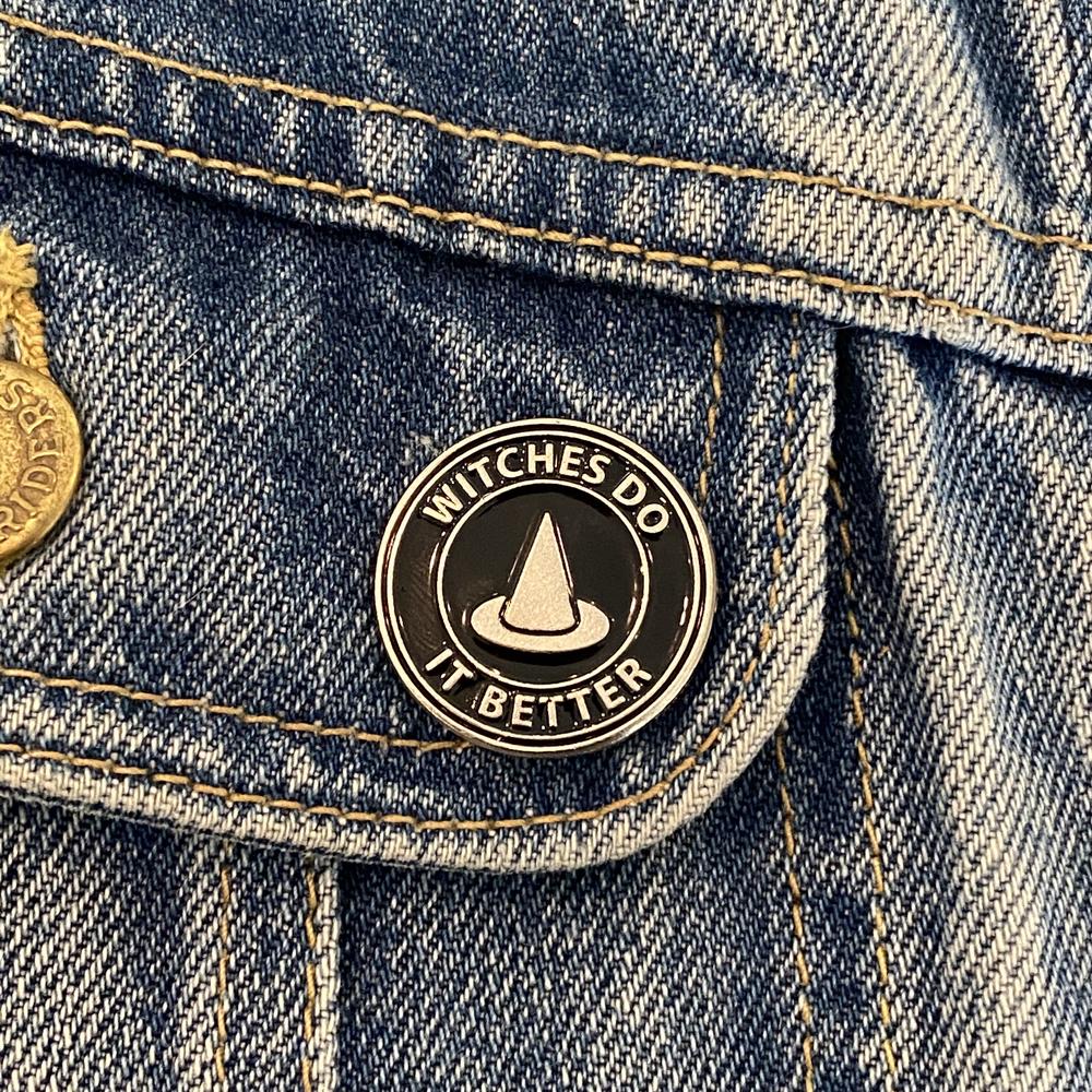 Witches Do It Better Enamel Pin