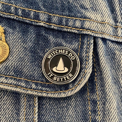 Witches Do It Better Enamel Pin