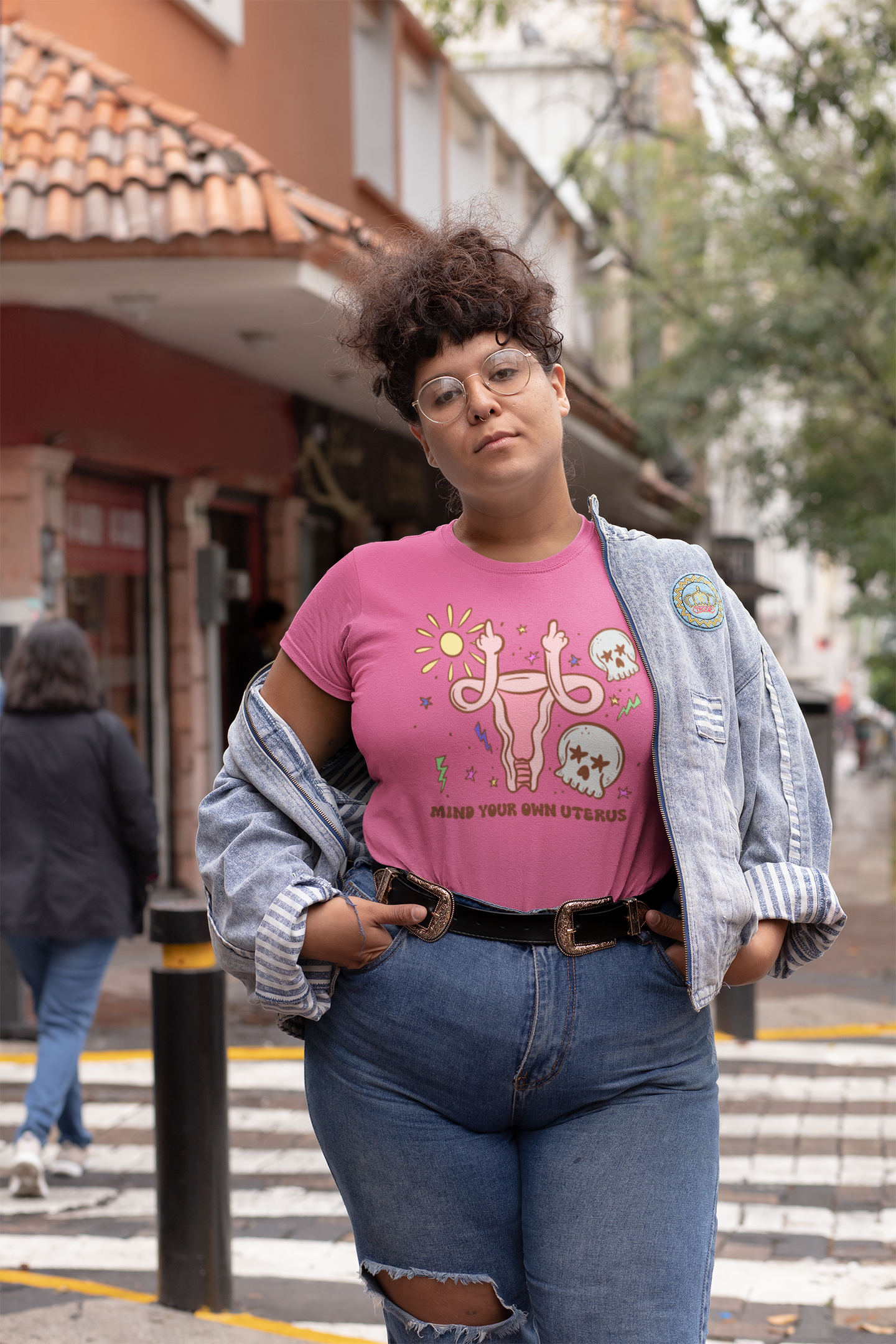 Sun And Skull "Mind Your Own Uterus" Tee - Unisex Shirt