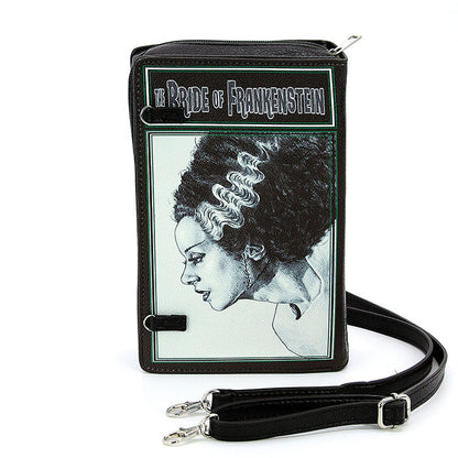 Bride Of Frankenstein Book Clutch Purse - Handbag