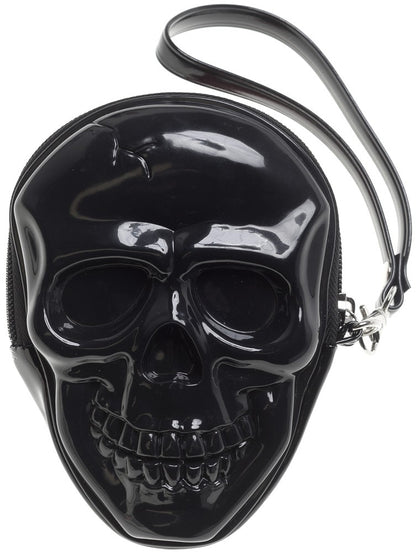 Smiling Skull Wristlet