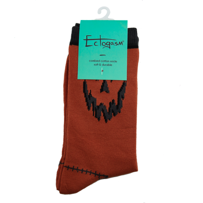 Jack-O-Lantern Pumpkin Socks