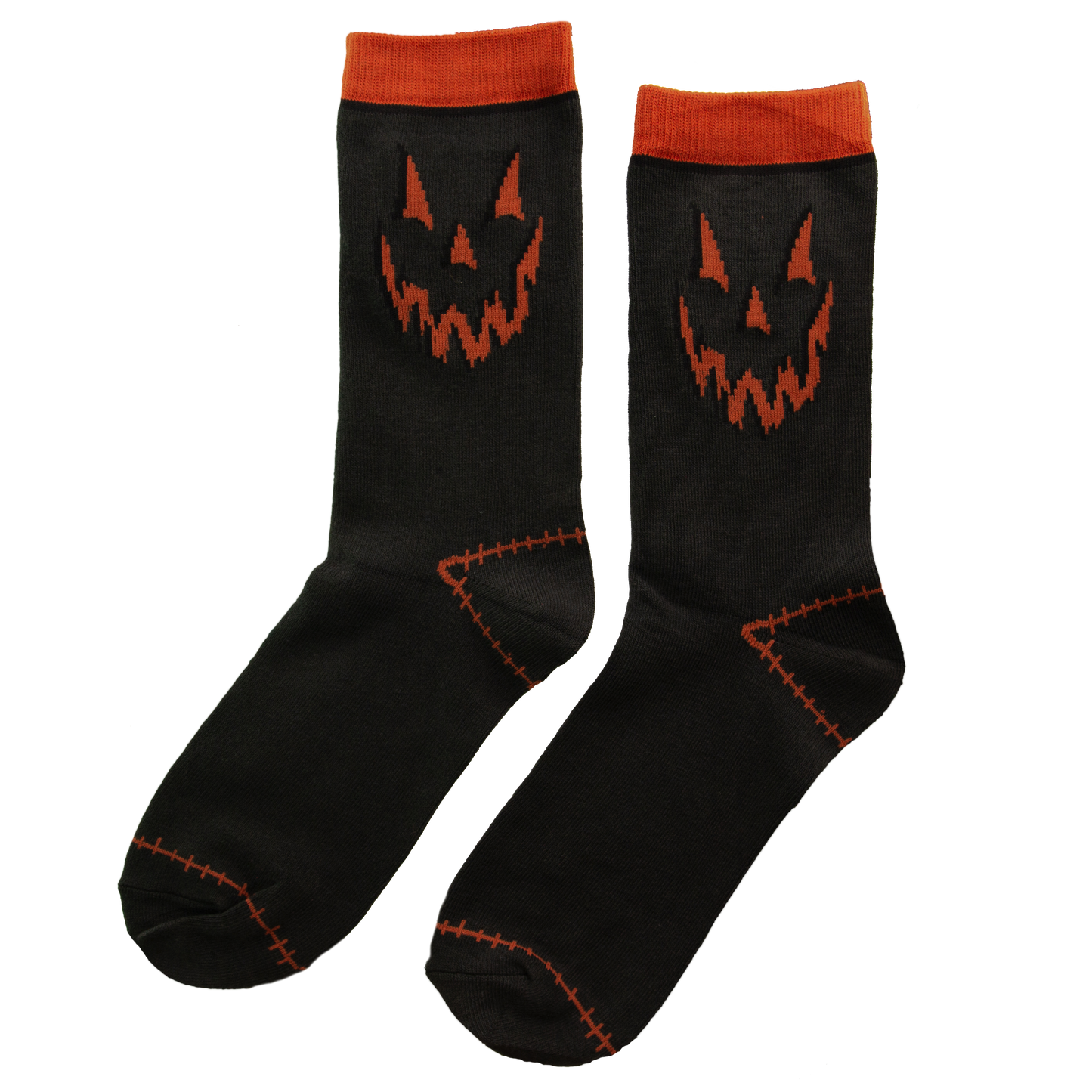 Jack-O-Lantern Pumpkin Socks