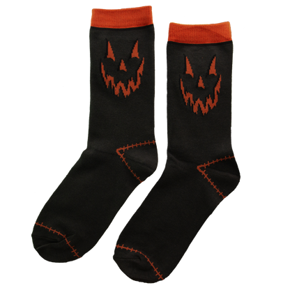 Jack-O-Lantern Pumpkin Socks